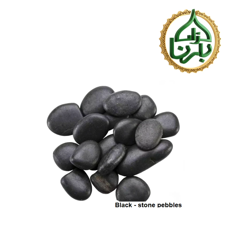 Black Stone Pebbles 1-2 cm dia